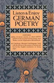 Cover of: Listen & Enjoy German Poetry