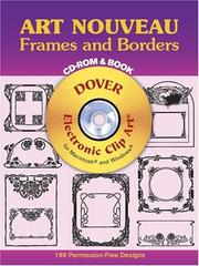 Cover of: Art Nouveau Frames and Borders CD-ROM and Book by Dover Publications, Inc.