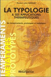 Cover of: La typologie et ses applications thérapeutiques