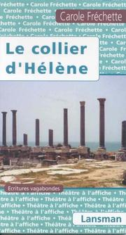 Cover of: Le collier d'helene by Carole Frechette