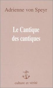 Cover of: Le Cantique des cantiques