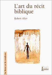 Cover of: L'art du récit biblique by Robert Alter