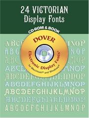Cover of: 24 Victorian Display Fonts CD-ROM and Book