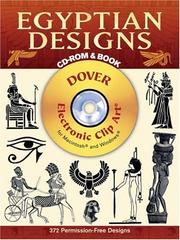 Cover of: Egyptian Designs CD-ROM and Book by Dover Publications, Inc.