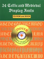 Cover of: 24 Celtic and Medieval Display Fonts CD-ROM and Book