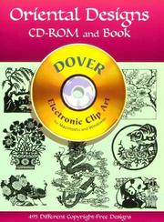 Cover of: Oriental Designs CD-ROM and Book by Dover Publications, Inc.