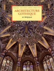 Cover of: Architecture gothique en Belgique