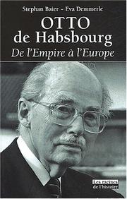 Cover of: Otto de habsbourg