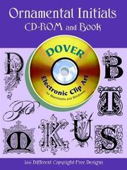 Cover of: Ornamental Initials CD-ROM and Book by Dover Publications, Inc.