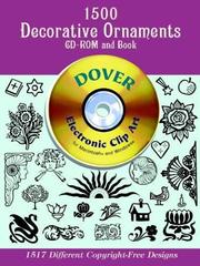 Cover of: 1500 Decorative Ornaments CD-ROM and Book by Dover Publications, Inc.