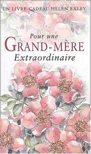 Cover of: Pour une grand mere extraordinaire nlle édition