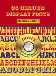24 Circus Display Fonts CD-ROM and Book by Dover Publications, Inc.