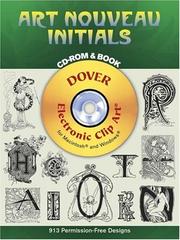 Cover of: Art Nouveau Initials CD-ROM and Book
