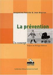 Cover of: La prevention concept en deperdition