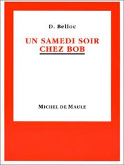 Cover of: Un samedi soir chez Bob