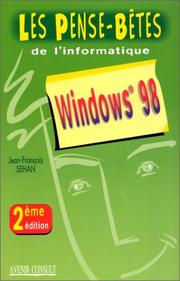 Cover of: Windows 98 by Jean-François Séhan