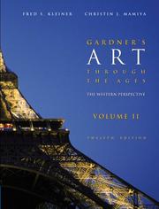 Cover of: Gardner's Art Through the Ages: The Western Perspective, Volume II (with ArtStudy CD-ROM 2.1, Western)