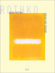Cover of: Mark Rothko, oeuvre sur papier by Bonnie Clearwater