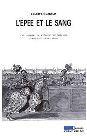Cover of: L'épée et le sang