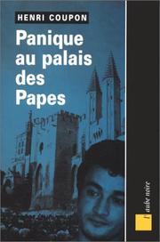 Cover of: Panique au palais des papes