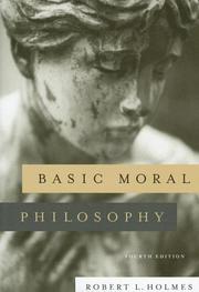 Cover of: Basic Moral Philosophy by Robert L. Holmes