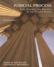 Cover of: Judicial Process by David W. Neubauer, Stephen S. Meinhold