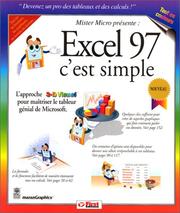 Cover of: Excel 97, c'est simple