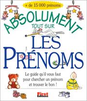 Cover of: Les Prénoms