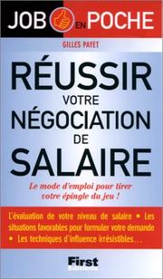Cover of: Réussir votre négociation de salaire