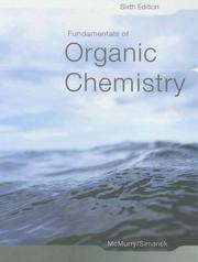 Cover of: Fundamentals of Organic Chemistry by John E. McMurry, Eric E. Simanek