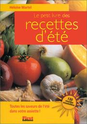 Cover of: Le petit livre de recettes d'été