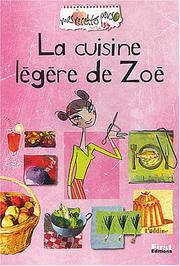 Cover of: Recettes perso : La cuisine legere de Zoé