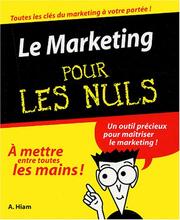 Cover of: Le Marketing pour les nuls