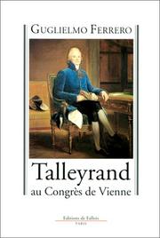Cover of: Talleyrand ay congrès de Vienne, 1814-1815