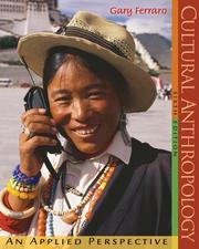 Cover of: Cultural Anthropology With Infotrac by Gary Ferraro