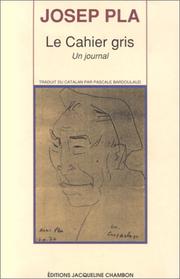 Cover of: Le cahier gris