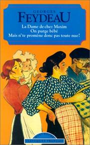 Cover of: La Dame de Chez Maxim/On Perge Bebe