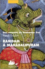 Cover of: Ramdam à Mahâbalipuram by Sarah Dars, Sarah Dars