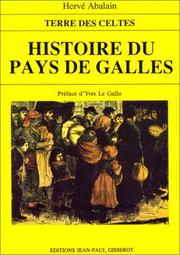 Histoire du pays de Galles by Hervé Abalain