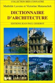 Dictionnaire d'architecture