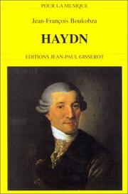 Cover of: Haydn, 1732-1809 by Jean-François Boukobza