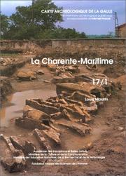 Cover of: Carte archéologique de la Gaule 17/1: Charente-Maritime