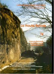 Cover of: Carte archéologique de la Gaule 74 : Haute-Savoie