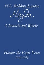 Haydn by H. C. Robbins Landon, David W. Jones