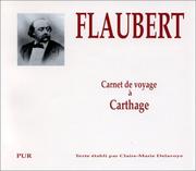 Cover of: Carnet de voyage à Carthage