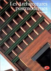Cover of: Les architectures postmodernes