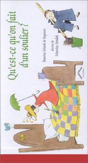 Cover of: Qu'est-ce qu'on fait d'un soulier? by Beatrice Schenk De Regniers, Maurice Sendak