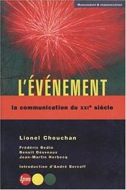 Cover of: L'Evénement. La communication du XXIe siècle