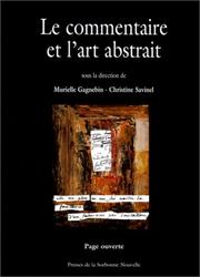 Cover of: Le commentaire et l'art abstrait