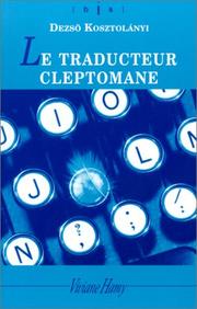 Cover of: Le Traducteur cleptomane
